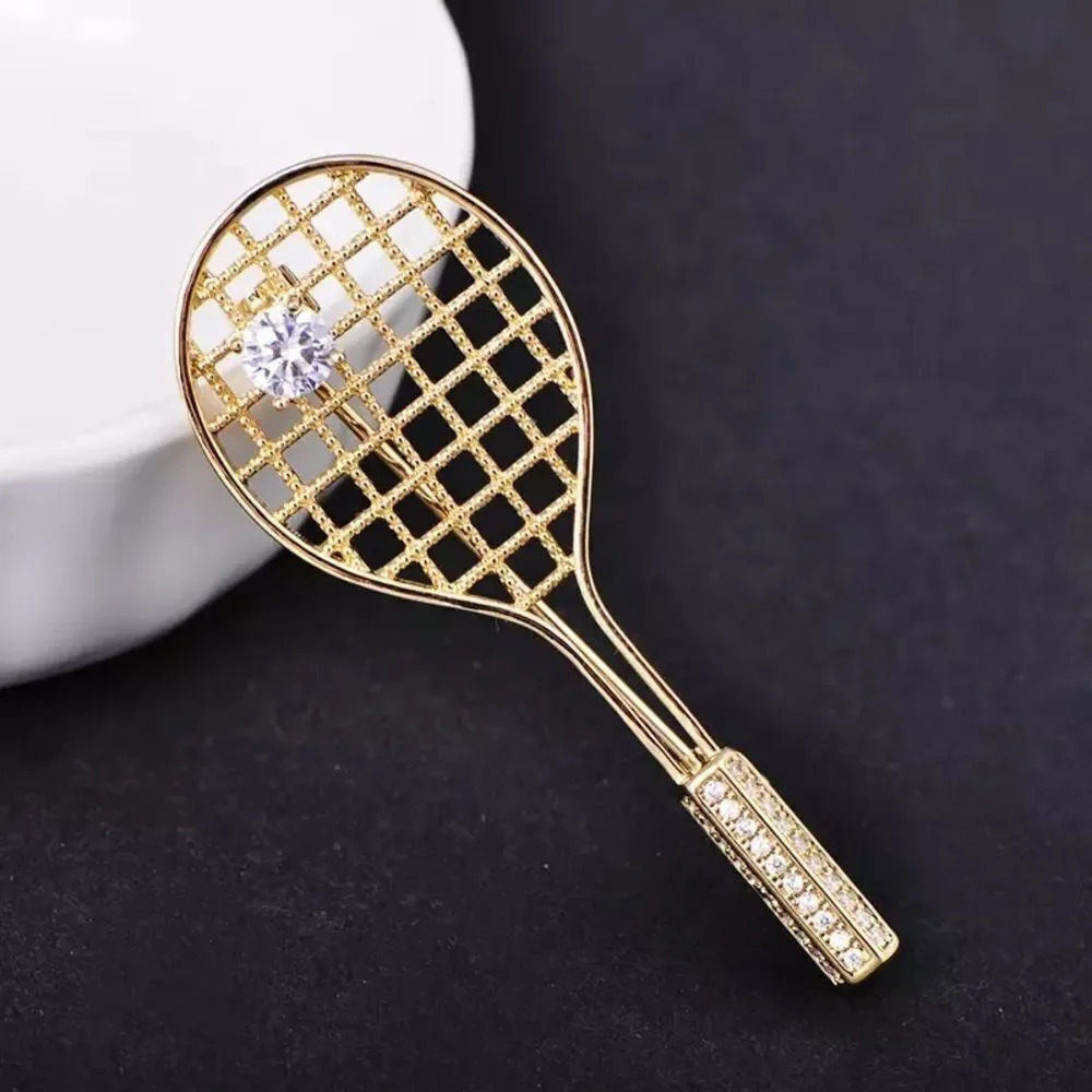 VQ Racket Brooch - Picture 2 of 5